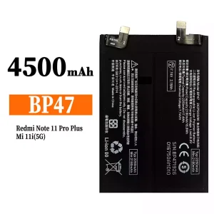 手機電池 BP47 適用於 Xiaomi Redmi Note 11 Pro Plus / Mi 11i