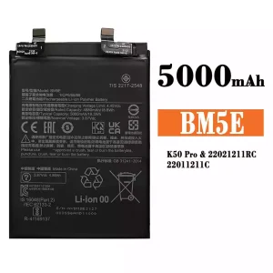 手機電池 BM5E 適用於 Xiaomi K50 Pro