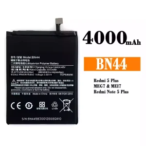 手機電池 BN44 適用於 Xiaomi Redmi 5 Plus / Redmi Note 5 Plus