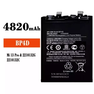 手機電池 BP4D 適用於 Xiaomi Mi 13 Pro