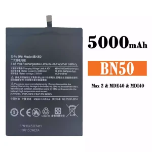 手機電池 BN50 適用於 Xiaomi Max 2