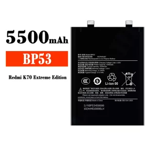 手機電池 BP53 適用於 Xiaomi Redmi K70 Extreme Edition