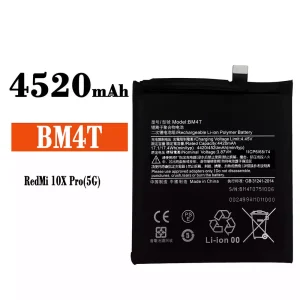 手機電池 BM4T 適用於 Xiaomi Redmi 10X Pro