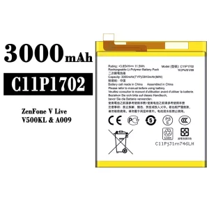 手機電池 C11P1702 適用於 Asus ZenFone V Live