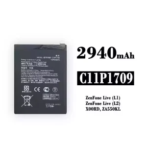 手機電池 C11P1709 適用於 Asus Zenfone Live(L1) / Zenfone Live(L2)