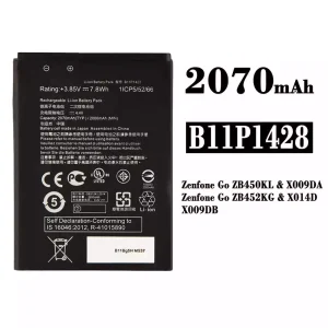 手機電池 B11P1428 適用於 Asus Zenfone Go ZB450KL / ZB452KG