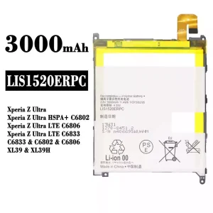 手機電池 LIS1520ERPC 適用於 Sony Xperia Z Ultra / Xperia Z Ultra HSPA+ C6802 / Xperia Z Ultra LTE C6806 / Xperia Z Ultra LTE C6833