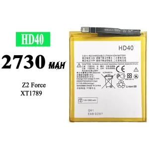 手機電池 HD40 適用於 Motorola Moto Z2 Force / Z Force Edition 2nd gen