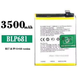 手機電池 BLP681 適用於 OPPO R17 / F9 4+64 version