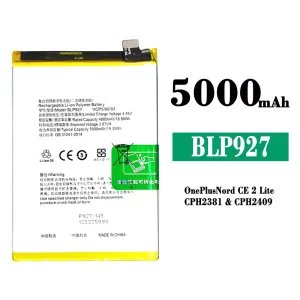 手機電池 BLP927 適用於 OnePlus Nord 2 Lite / OnePlus Nord CE 2 Lite
