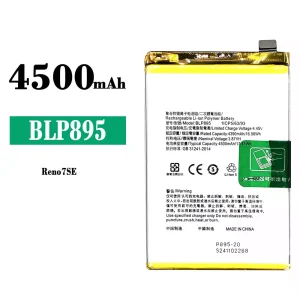 手機電池 BLP895 適用於 OPPO Reno 7 SE