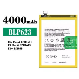 手機電池 BLP623 適用於 OPPO R9s Plus/F3 Plus