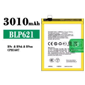 手機電池 BLP621 適用於 OPPO R9s/R9sk/R9sm
