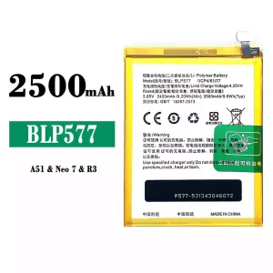 手機電池 BLP577 適用於 OPPO A51/Neo 7 R3