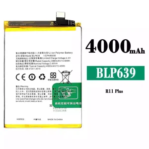 手機電池 BLP639 適用於 OPPO R11 Plus
