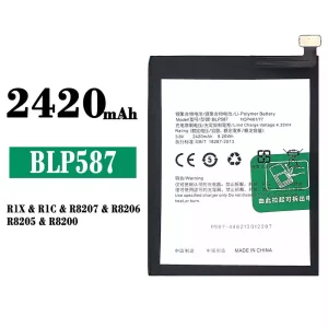 手機電池 BLP587 適用於 OPPO R1X/R1C