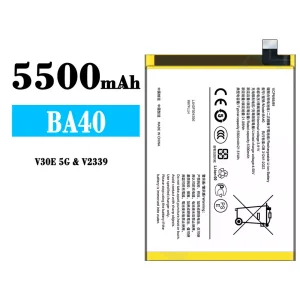 手機電池 BA40 適用於 VIVO V30E 5G