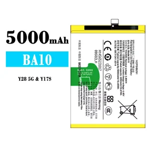 手機電池 BA10 適用於 VIVO Y28 5G/Y17S