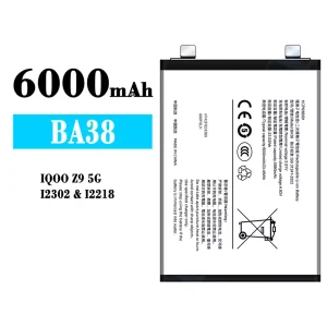 手機電池 BA38 適用於 VIVO IQOO Z9 5G