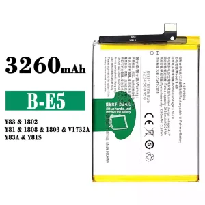 手機電池 B-E5 適用於 VIVO Y83/Y81/Y83A/Y18S