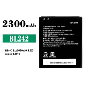 手機電池 BL242 適用於 Lenovo Vibe C / K3 / Lemon K30-T