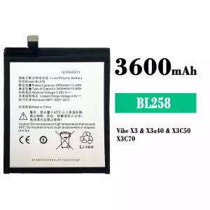 手機電池 BL258 適用於 Lenovo Vibe X3