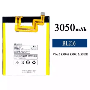 手機電池 BL216 適用於 Lenovo VIBE Z K910/K910L/K910E