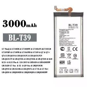 手機電池 BL-T39 適用於 LG G7 ThinQ  / Q7 / Q7+ / Q7a / K40 / K12+ / K12 Plus / Q9 One / G7 Fit / G7 Fit+