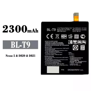 手機電池 BL-T9 適用於 LG Nexus 5