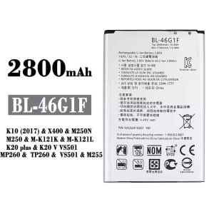 手機電池 BL-46G1F 適用於 LG K10 (2017) / K20 plus
