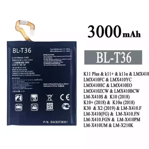 手機電池 BL-T36 適用於 LG K11 Plus /K10 / K10+