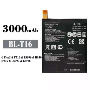 手機電池 BL-T16 適用於 LG G Flex2