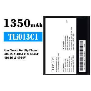 手機電池 TLi013C1 適用於 Alcatel One Touch Go Flip Phone 4051S/4044W/4044T/4044O/4044V