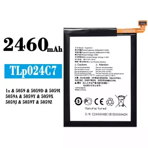 手機電池 TLP024C1 適用於 Alcatel 1x