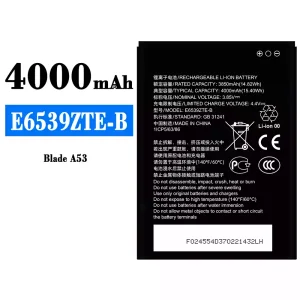手機電池 E6539ZTE-B 適用於 ZTE Blade A53