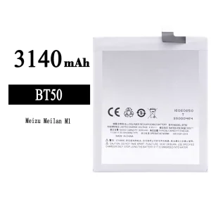 手機電池 BT50 適用於 Meizu Meilan M1