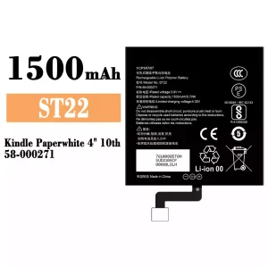 手機電池 ST22 適用於 Amazon Kindle Paperwhite 4"10th/58-000271