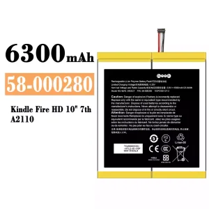 手機電池 58-000280 適用於 Amazon Kindle Fire HD 10" 7th/A2110