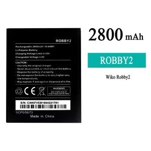 手機電池 ROBBY2 適用於 WIKO