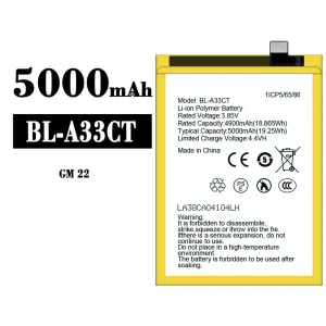 手機電池 BL-A33CT 適用於 General Mobile GM 22