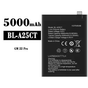手機電池 BL-A25CT 適用於 General Mobile GM 22 Pro