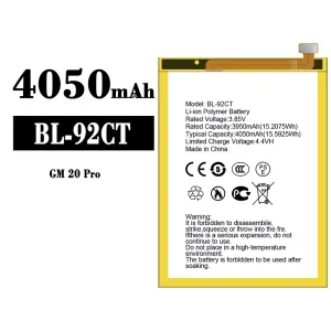手機電池 BL-92CT 適用於 General Mobile GM 20 Pro