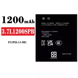 手機電池 3.7L1200SPB 適用於 Texas Instruments P11P35-11-N01