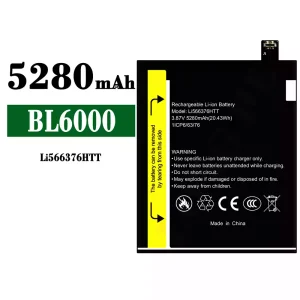 手機電池 Li566376HTT 適用於 Blackview BL6000