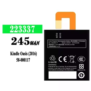 手機電池 223337 適用於 Amazon Kindle Oasis (2016)/58-000117