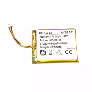 電池適用於耳機 Logitech G733,G735,533-000181