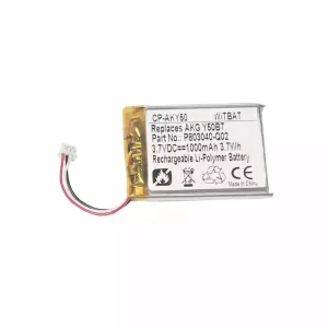 電池適用於耳機 AKG Y50BT,C50BT,P083040-Q02,USN-603048PCN-AK