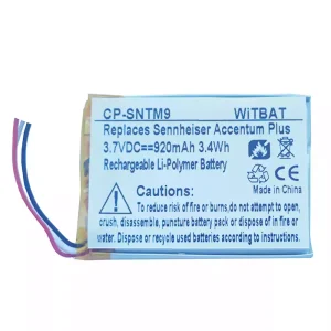 電池適用於耳機 Sennheiser ACCENTUM,ACCENTUM  Plus