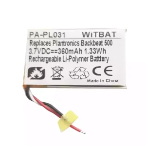 電池適用於耳機 Plantronics BackBeat 500,Plantronics VOYAGER 5200,LSSP552631SA