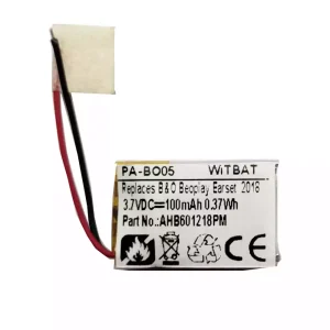電池適用於耳機 B&O Beoplay Earset 2018,Jabra Talk 15 SE,AHB601218PM
